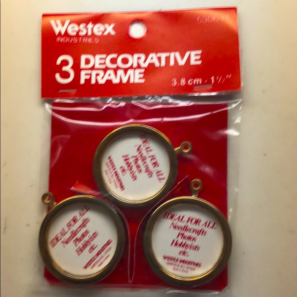 small gold tone frames